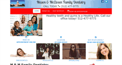 Desktop Screenshot of mmfamilydentistry.com